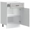 Porto Kitchen Base Cabinet Grey Sonoma Wood Based Material