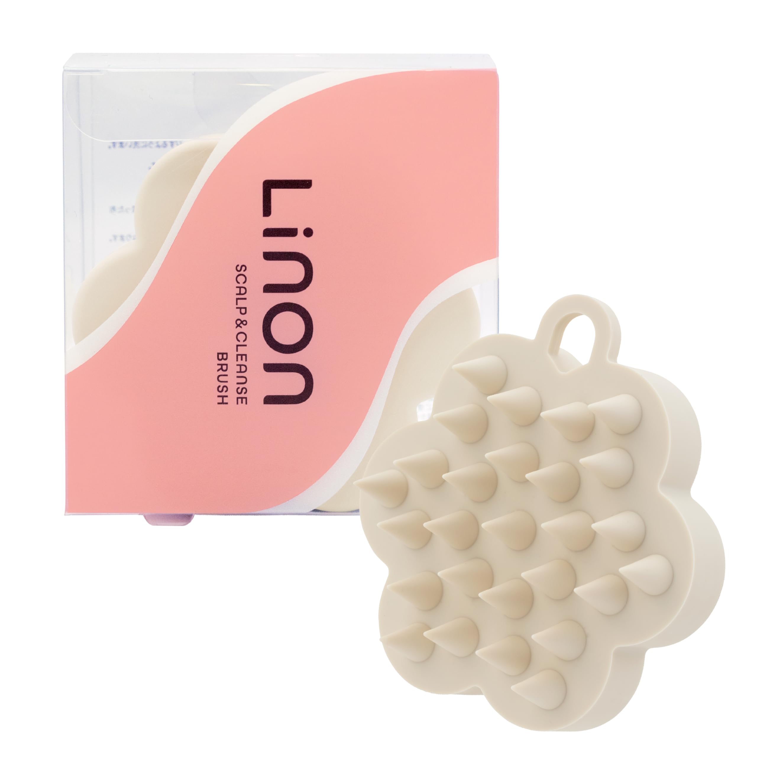 Linon Scalp Cleanse Shampoo Scalp Slimming Promotes Blood Scalp Head Scalp Scalp Cleanse Brush, Brush, Massage, Face, Circulation, Care, Massage, бежевый