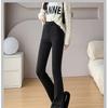 Slimming Ceiling Black Horseshoe Pants Women Spring Autumn New Suit Pants Straight Narrow Version Slightly Flared Pants Pencil Pants