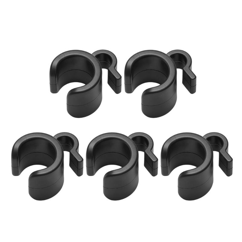 5PCS Cable Securing Clips for Organizing Messy Wire on Tripods Phone Microphone Setups 20mm and 25mm Diameter
