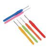 1Pc 2.0-6.0Mm Hand Knit Rainbow Soft Handle Crochet Rubber Handle Crochet Craft Yarn Sewing Tools Knitting Needles