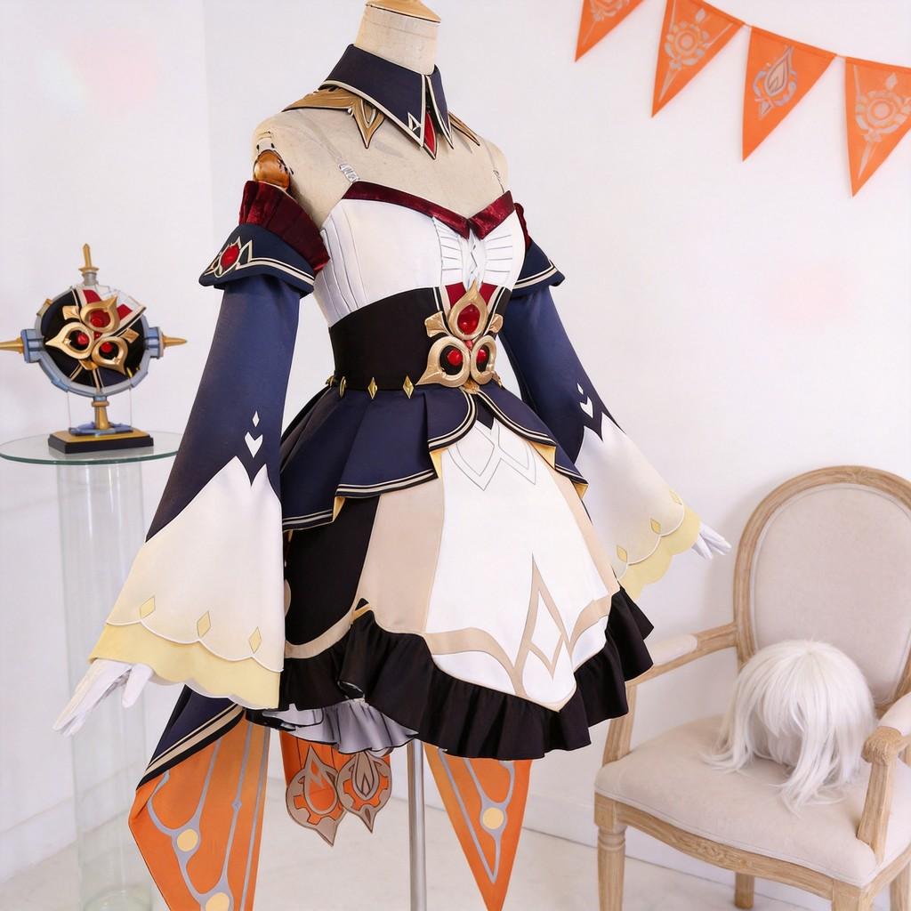 Cosplay oblek Genshin Impact z polyesterové tkaniny pro fanoušky hry