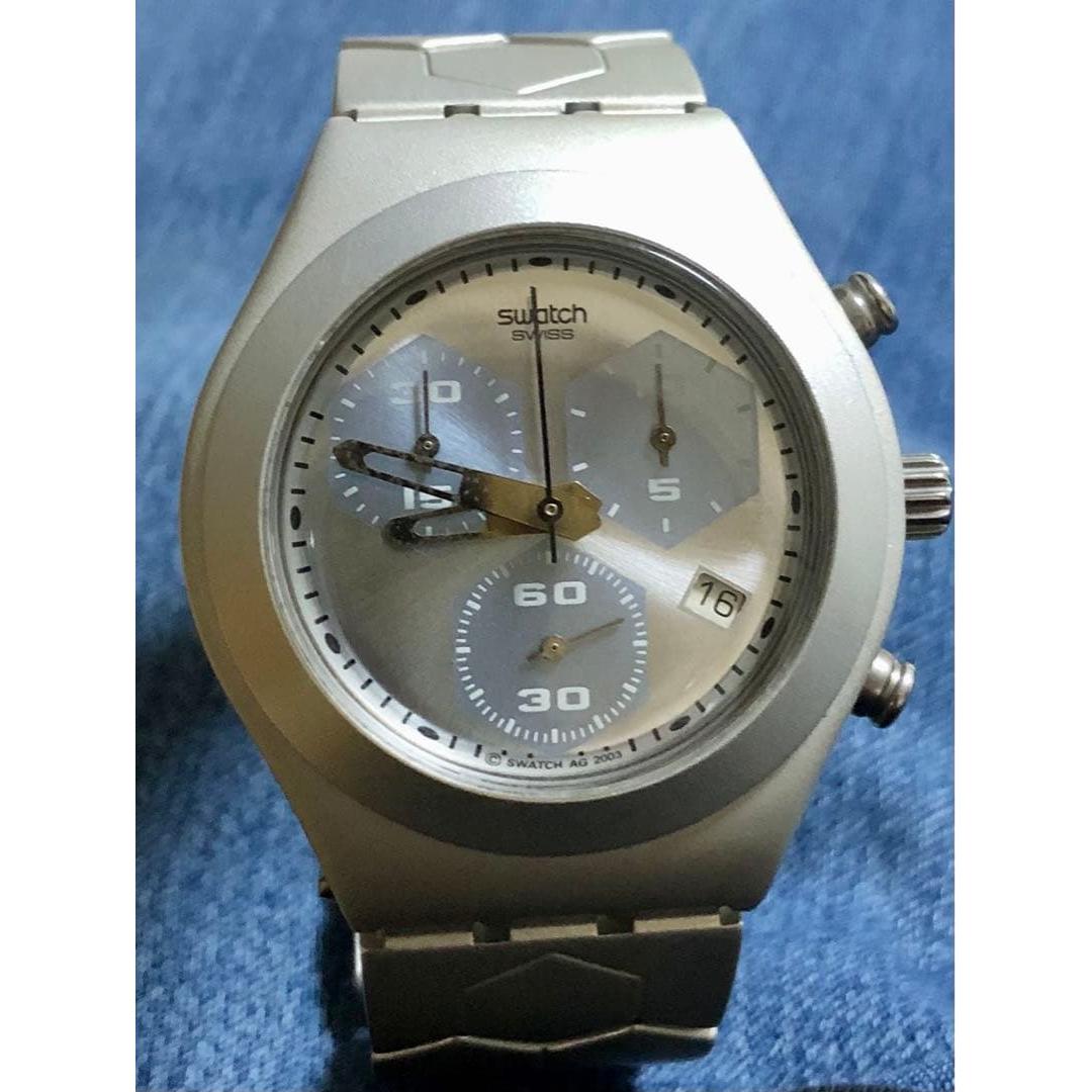 Used Swatch Irony Aluminum Chronograph Made in Esagonale 00s