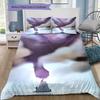 Cartoon Pattern Bedding Quilt Set Quilt Cover Pillowcase Home Decoration Birthday Gift (1 * Duvet Cover + 2 * Pillowcase, Without Core)