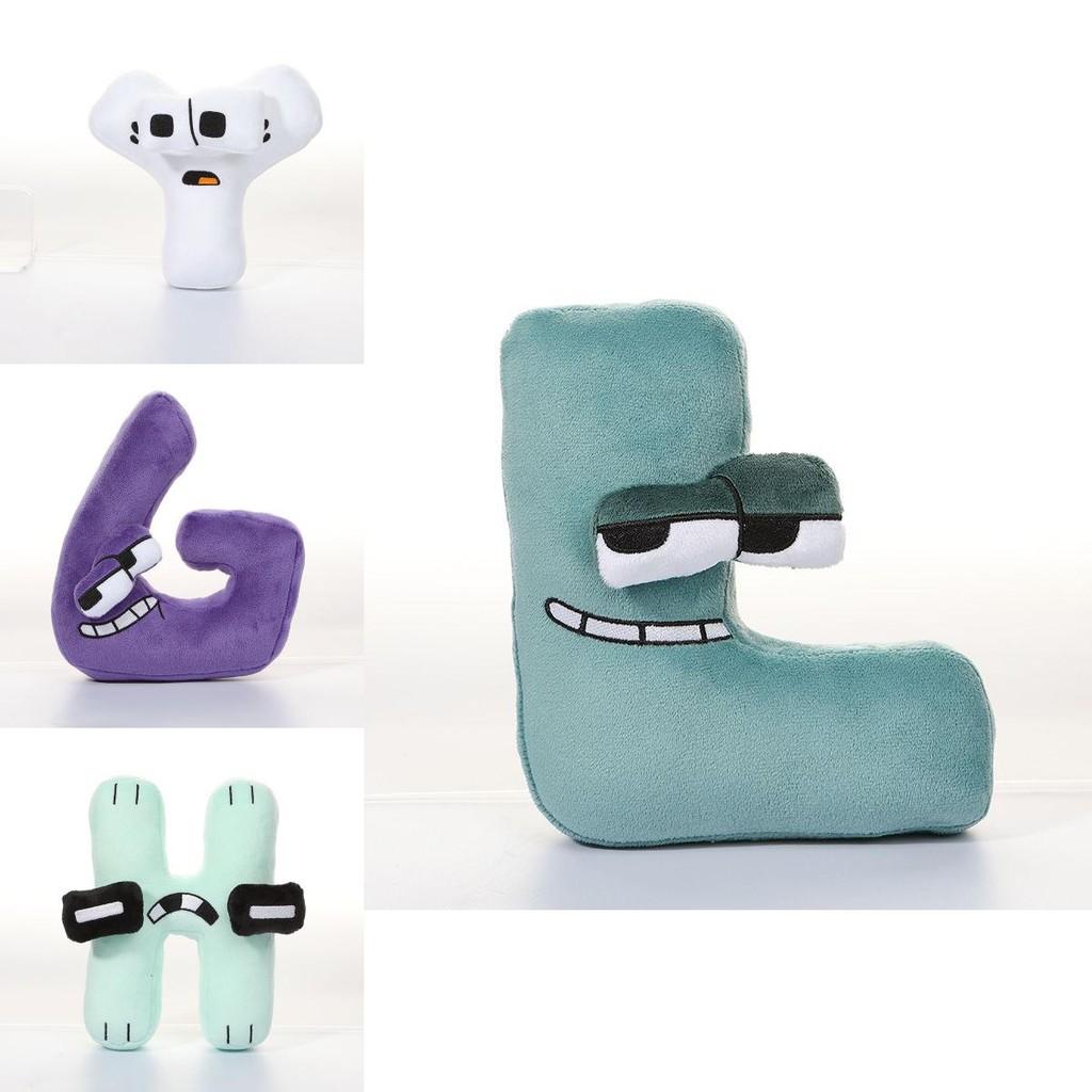 Adorable Alphabet Lore Letter A Plush Dolls Baby Educational Toys