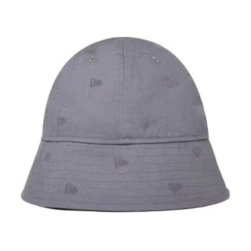 New Era New York Flag Fully Printed Embroidered Logo Hat Casual Street Sun Hat Cotton Fisherman Hat Men and Women Same Style Couple Gray 14384882