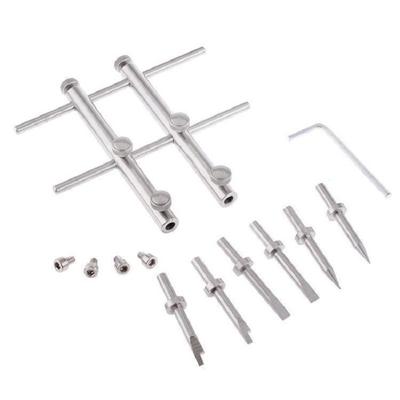 Kit d'outils de réparation Clé à ergot pour objectif de caméra Outil pour serrer et desserrer l'anneau de retenue d'objectif lors de la réparation/du nettoyage des appareils photo