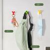 3 pcs Hanger Cute Wall Hook Punch Free Towel Hanger Fixed Self Adhesive Hook  Kitchen
