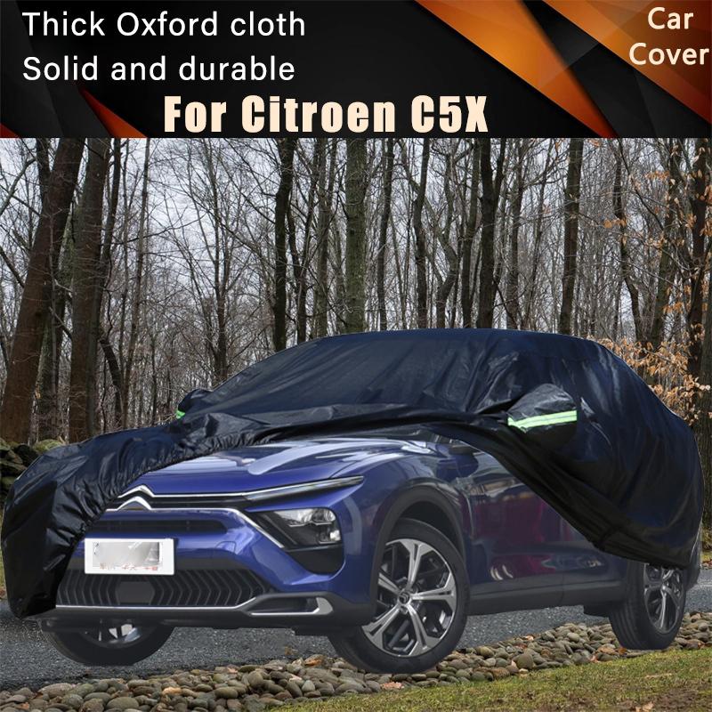 For Citroen C5X Car Full Outer Covers Outdoor Waterproof Dustproof Sun Rain Snow Protection Exterior Car Accessories