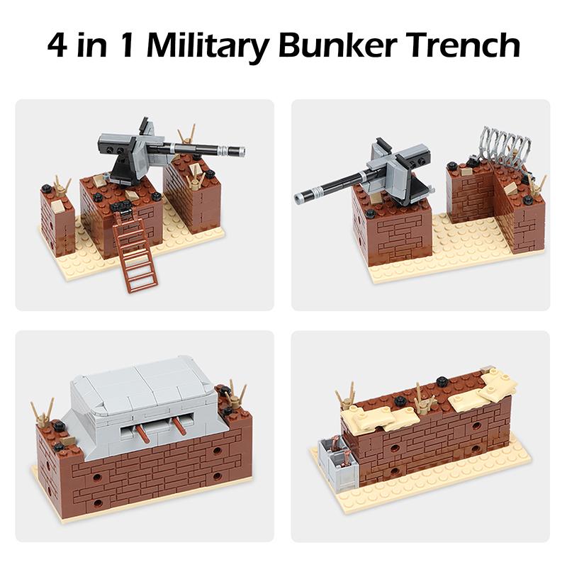 Premium-Quality Popular Superior-Grade World-War-Ii Military-Themed Trench First-Class Bunker Defense Top-Grade Base Premium-Quality Bunker