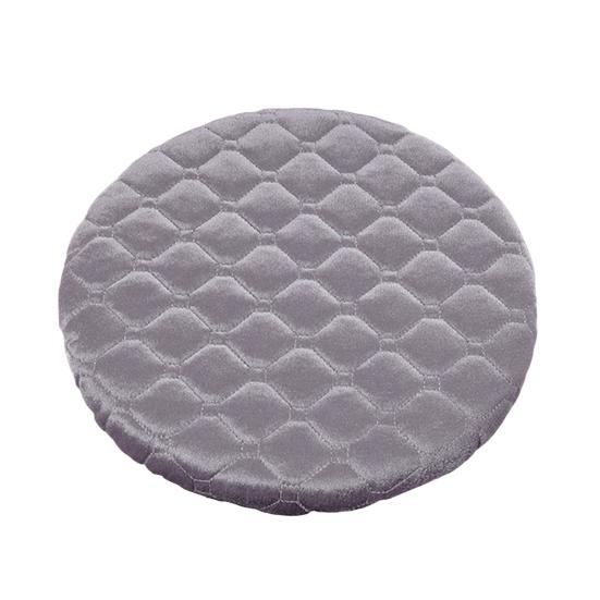Round Stool Cover Fitted Bar Stool Cover Quilted Soft Cushion Non-Slip Washable Slipcover Fit for Diameter 11-12 Inch Bar Stool