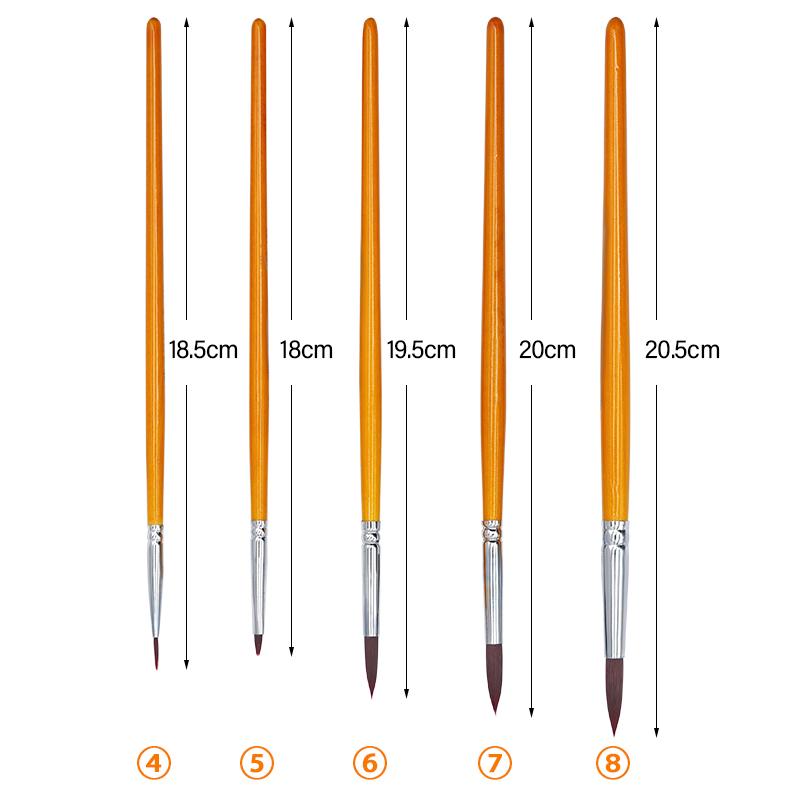 1Pc Dental Porcelain Brush Pen For Dental Lab Equipment As Dentist Tools Dental Glaze Brush Pen Ceramic Brush Pen