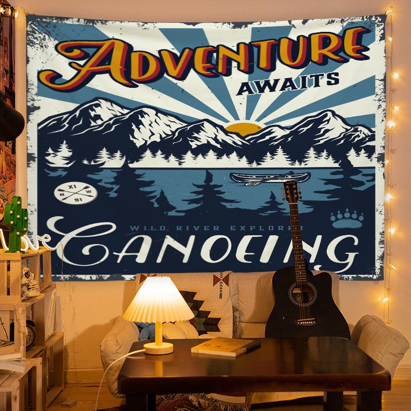 INS Style Bedroom & Dormitory Wall Hanging Cloth – Canvas Poster Decor