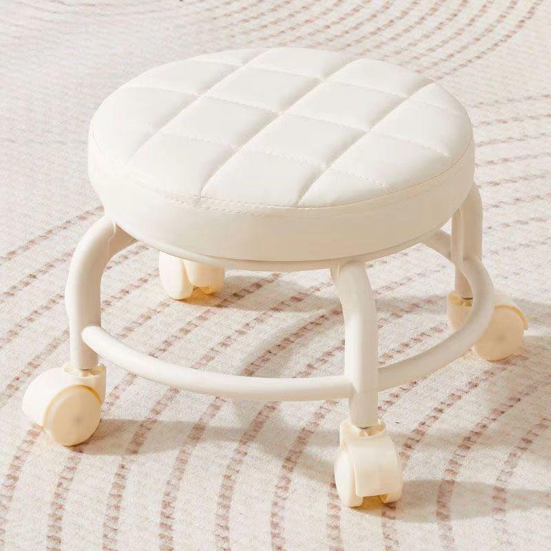 Swivel Mop, Pedicure & Baby Walking Pulley Stool with Wheels