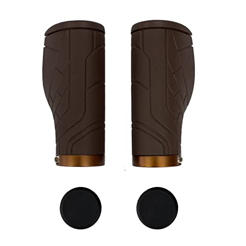 Noguchi Grips [NGS-005] Half 95mm x Half 95mm, Left and Right Set, Dark Brown, Small