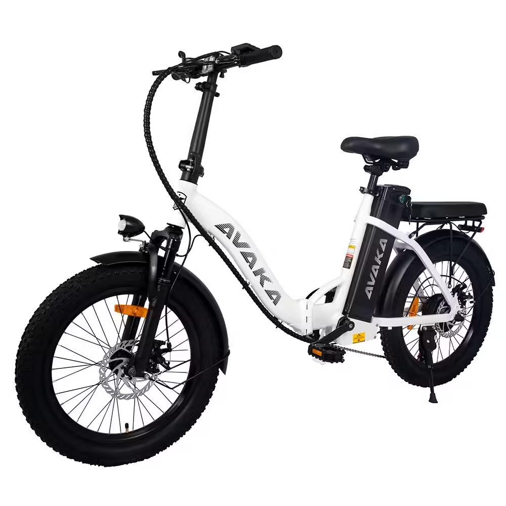 AVAKA BZ20 Plus 20" městské elektrokolo se zadním sedadlem, 500W, 48V 18,2Ah, 32 km/h, skládací design, IP54, Shimano 7rychlostní, dvojitá kotoučová brzda