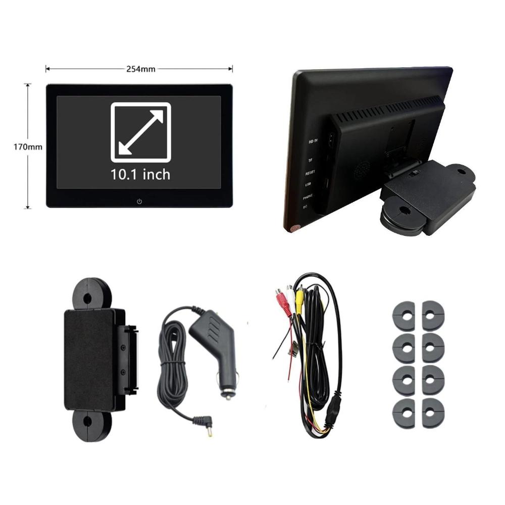 New Ultra-thin 10.1-inch External Headrest Android Display, Single HD Monitor, In-car Rear-seat Multimedia Entertainment System.