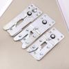 1Set Sofa Couch Sectional Connector Snap Metal Bracket Hinges For Furniture Accessories Tool