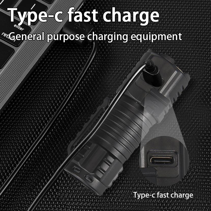 MINI 3LED Flashlights Rechargeable with Built in Battery Torch Portable Outdoor Waterproof Hiking Flashlight Pen Clip HeadLamp