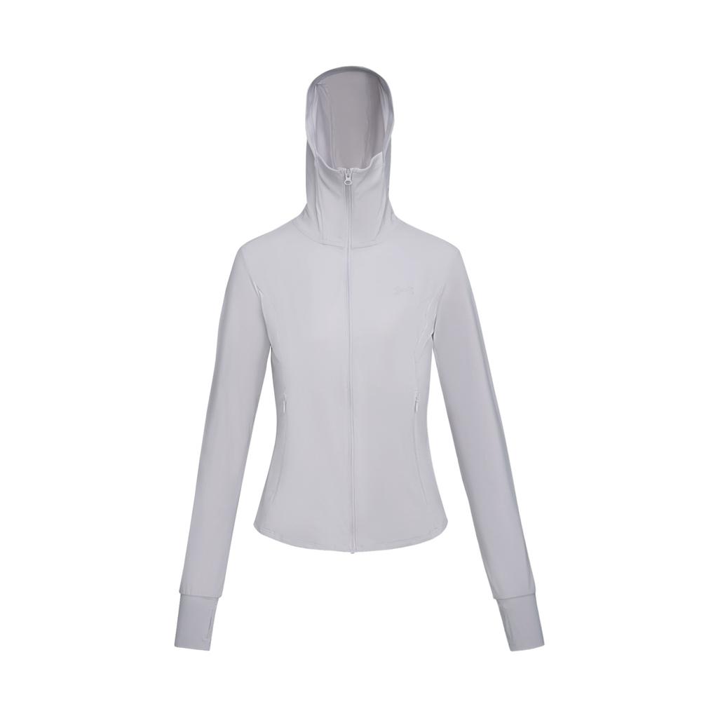 Under Armour Outdoor Training Breathable Sunshade Lightweight Minimalist Solid Color Sun Protection Clothing Women tops Dawn-Gray-Pink 6014375-009