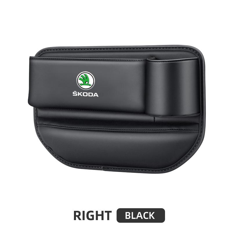 Cvpgm3 Car Seat Gap Organizer Storage Box Pocket Auto Interior Accessories For Skoda Rapid Octavia A5 S Kodiaq Fabia A7 Octavia VII