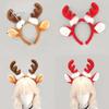 Plush Deer Ear Headband Antler Ear Detail Cosplay Hair Hoop  Dress Up