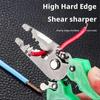 New With Lock Aluminum Alloy Pliers Mini Fishing Pliers Ring Opener Wire Cutter Fish Line Scissors Pliers