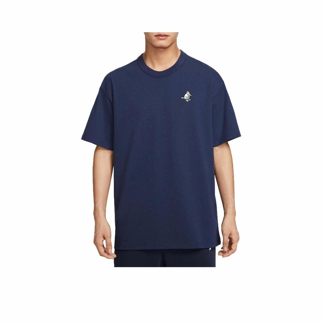 

Nike Fashionable Comfortable Simple Short-Sleeve T-Shirt for Men in Dark Blue IH0818-410 M