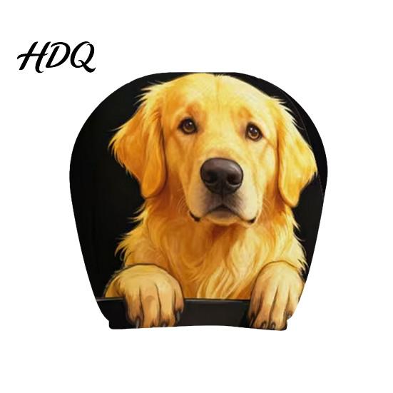 Universal Fit Auto Headrest Covers Scary Ghost Face Car Covers Funny Expression Seat Decor Protectors for SUV Truck Elastic Vehicle Interior