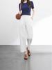 Khaki High-Waisted Wide-Leg Suit Pants for Women - Spring/Summer Slimming Petite Fit