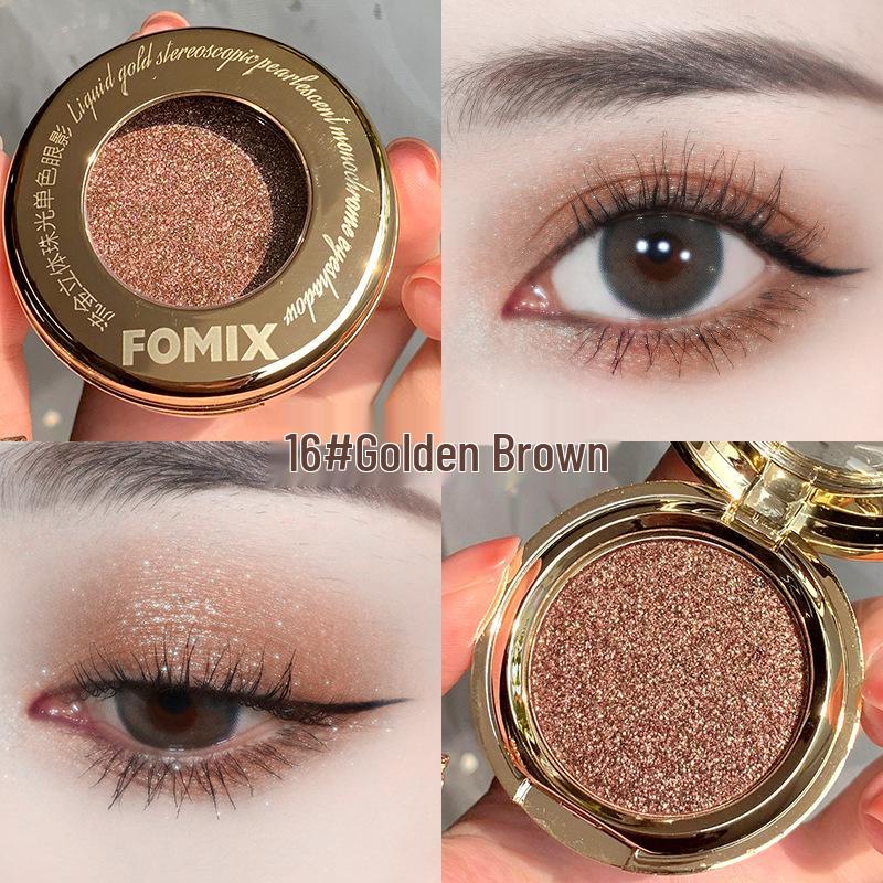 

FOMIX Pearl Pumpkin Matte and Glitter Earth Tones Eyeshadow Palette