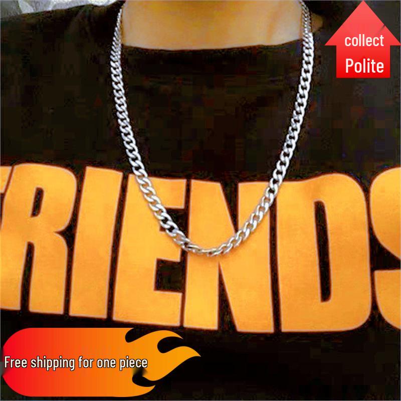 

Trendy Non-fading Titanium Steel Necklace: Unisex Clavicle Chain