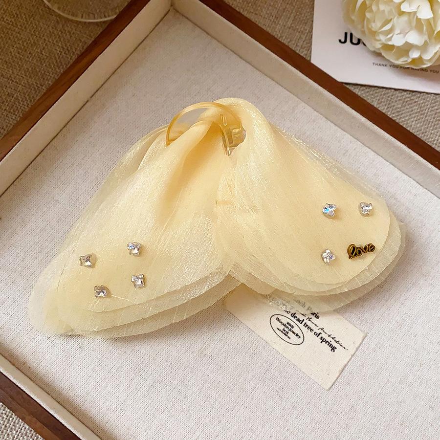 

Тюль акриловая заколка-бабочка атмосфера темперамент дисковая заколка простой темперамент, модные аксессуары