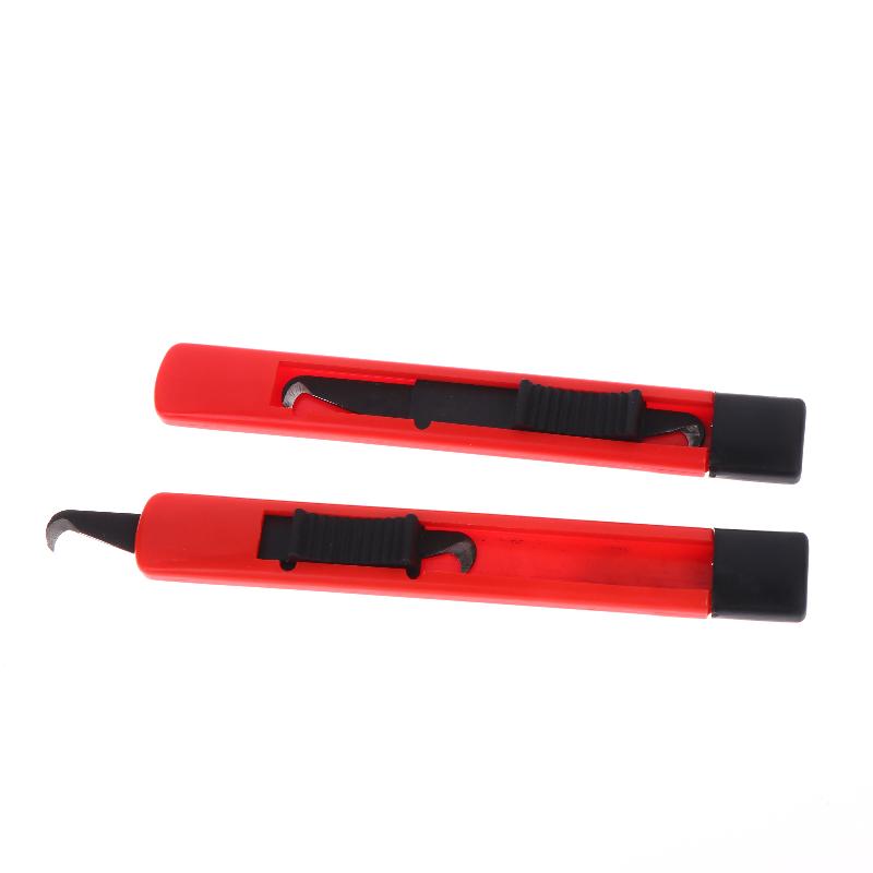 2Pcs Golf Retractable Hook Bladed Knife Portable Tool For Re-Gripping Golf Clubs Golf Accessories High Strength Carbon Steel