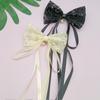 Korean Style Bowknot Hair Clips Lace Girls Headwear Elegant Bowknot Barrette  Girls