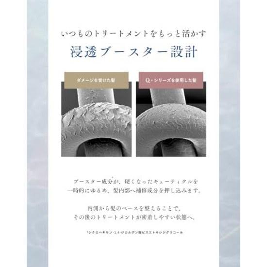 Q+ Qualitas High Concentration Hematin Keratin Treatment Rinse-Out Hair Introduction Serum Foam Mousse 120ml Damage Repair Volume Booster Salon Mask