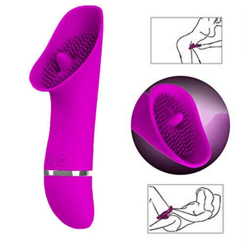 Hypoallergenic Clit Licking Vibrator For Women Whisper Quiet 30 Vibration Modes