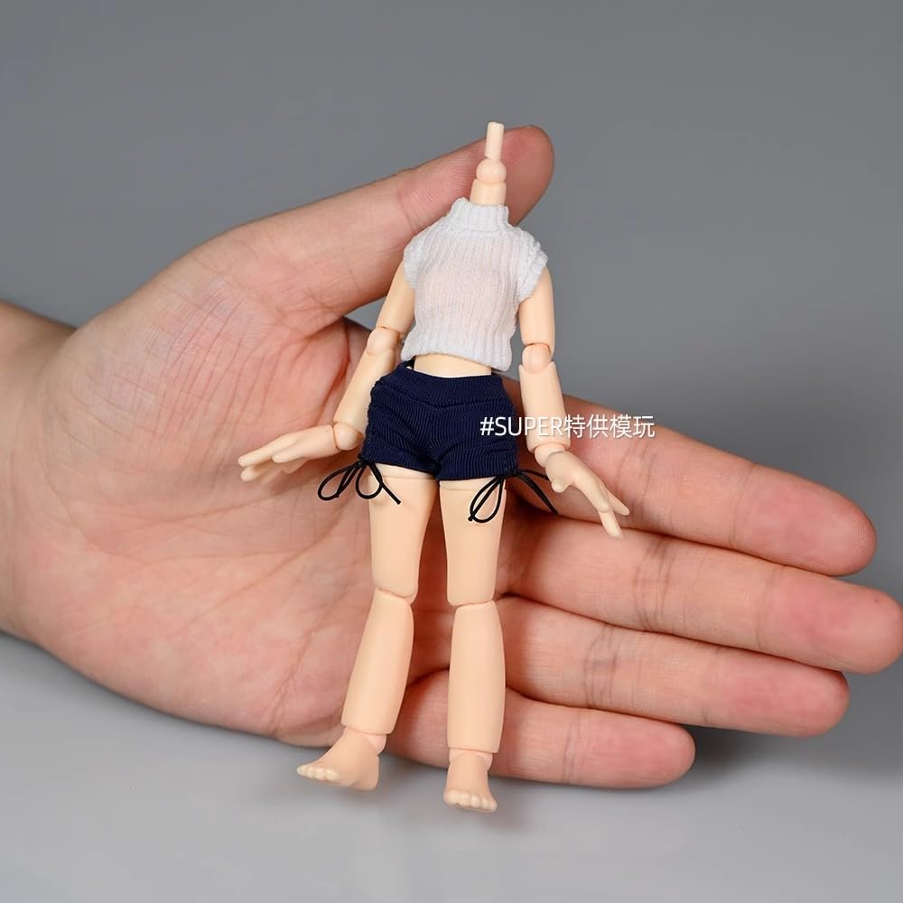 [TOYBARJAPAN] 112 scale figure accessoriessuitable for TBLeague bodies etc. Special offer High school girl JK student Off-shoulder white sleeveless