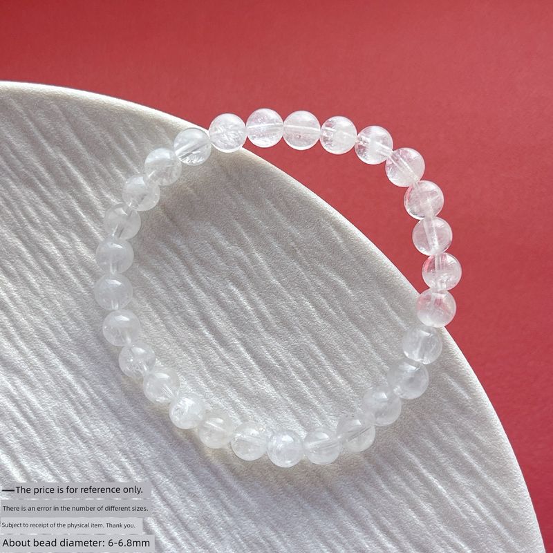 

Натуральный Белый Призрачный Браслет Звездное Небо Многослойный Призрачный Браслет в Один Оборот Женский Мужской Ювелирное Изделие из Кристальных Бусин Ювелирный Подарок White Ghost Crystal Bracelet 6-6.8mm