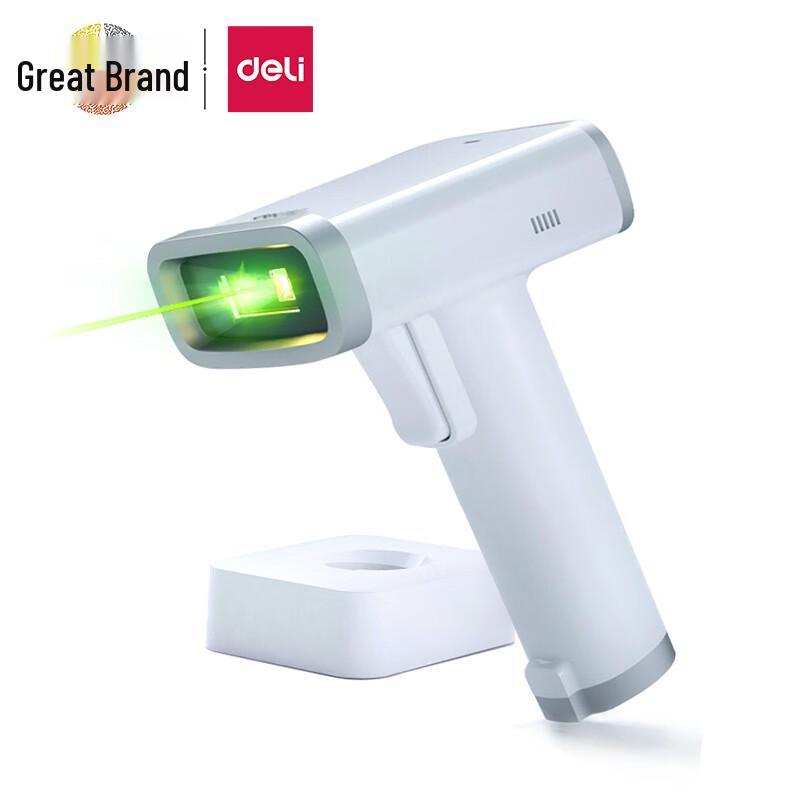 Deli 14970W 2D Wireless Barcode Scanner