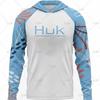 Mens Womens Quick-Dry UV Protection Hooded Fishing Shirt Lightweight Breathable Outdoor Performance Top