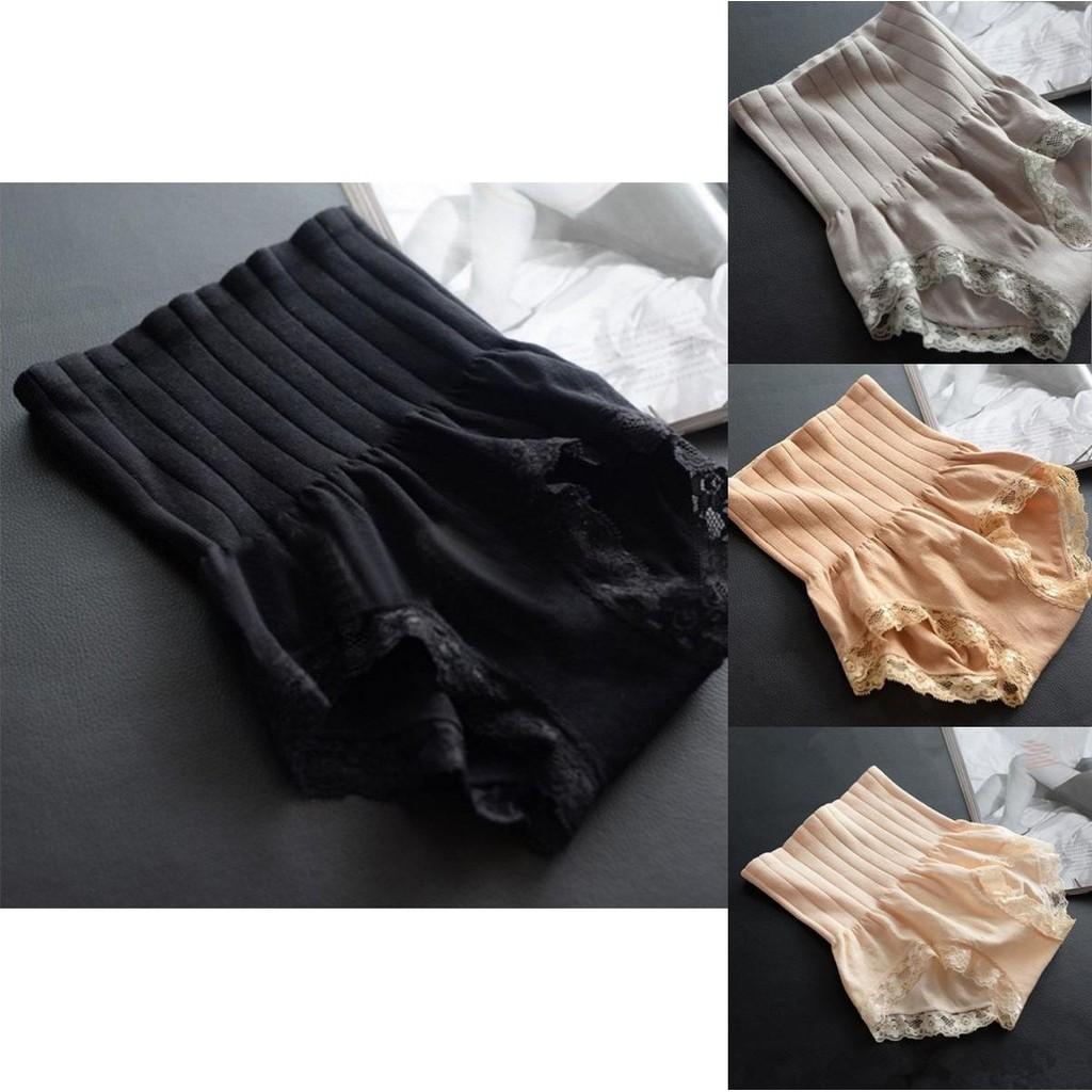 Women's High Waist Abdomen Lace Slimming Shaping Underwear Shorts For Comfort