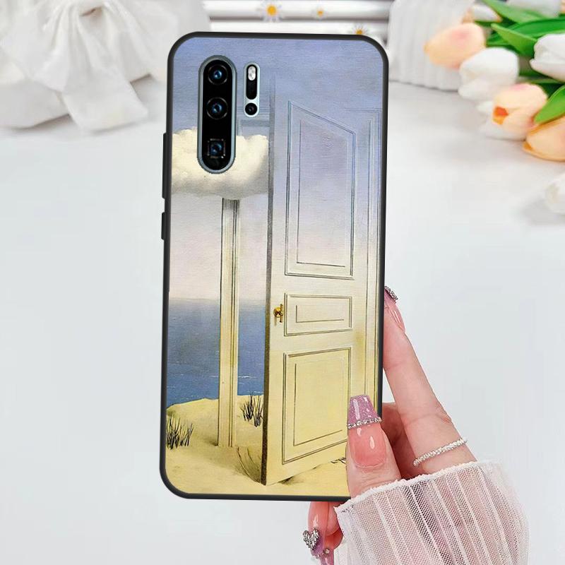 Rene Magritte Art For Huawei Nova Y70 Y72 Y73 Y60 Y90 Y61 Y91 8i 7i 11i 12i 12s 9 10 SE P20 P30 P40 Lite Case
