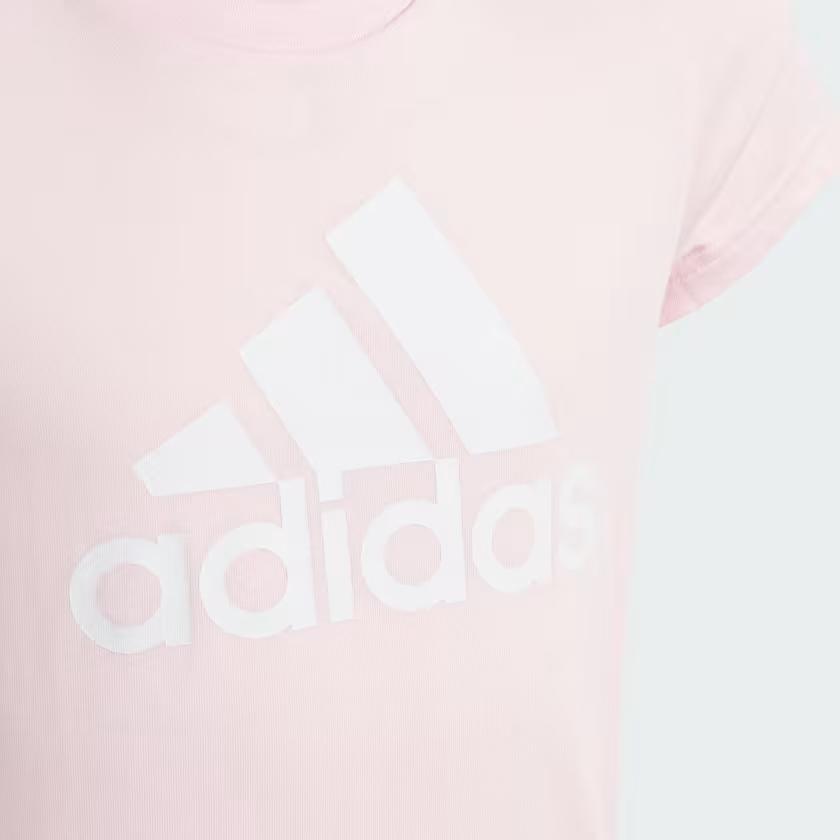 Adidas T Shirt Pink/White Kids' IC6123