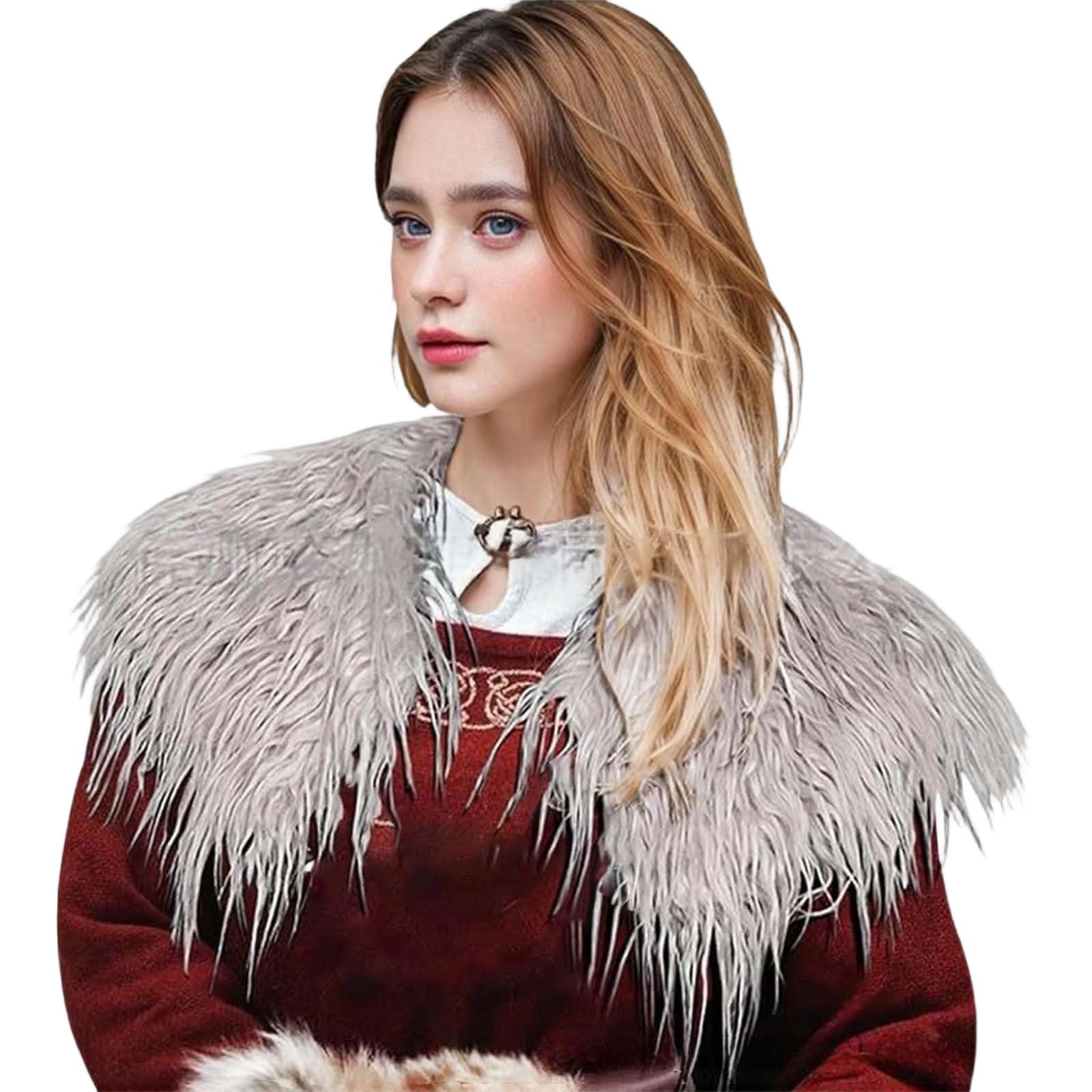 

Unisex Faux Grass Cosplay Cloak Shawl Cape One Size