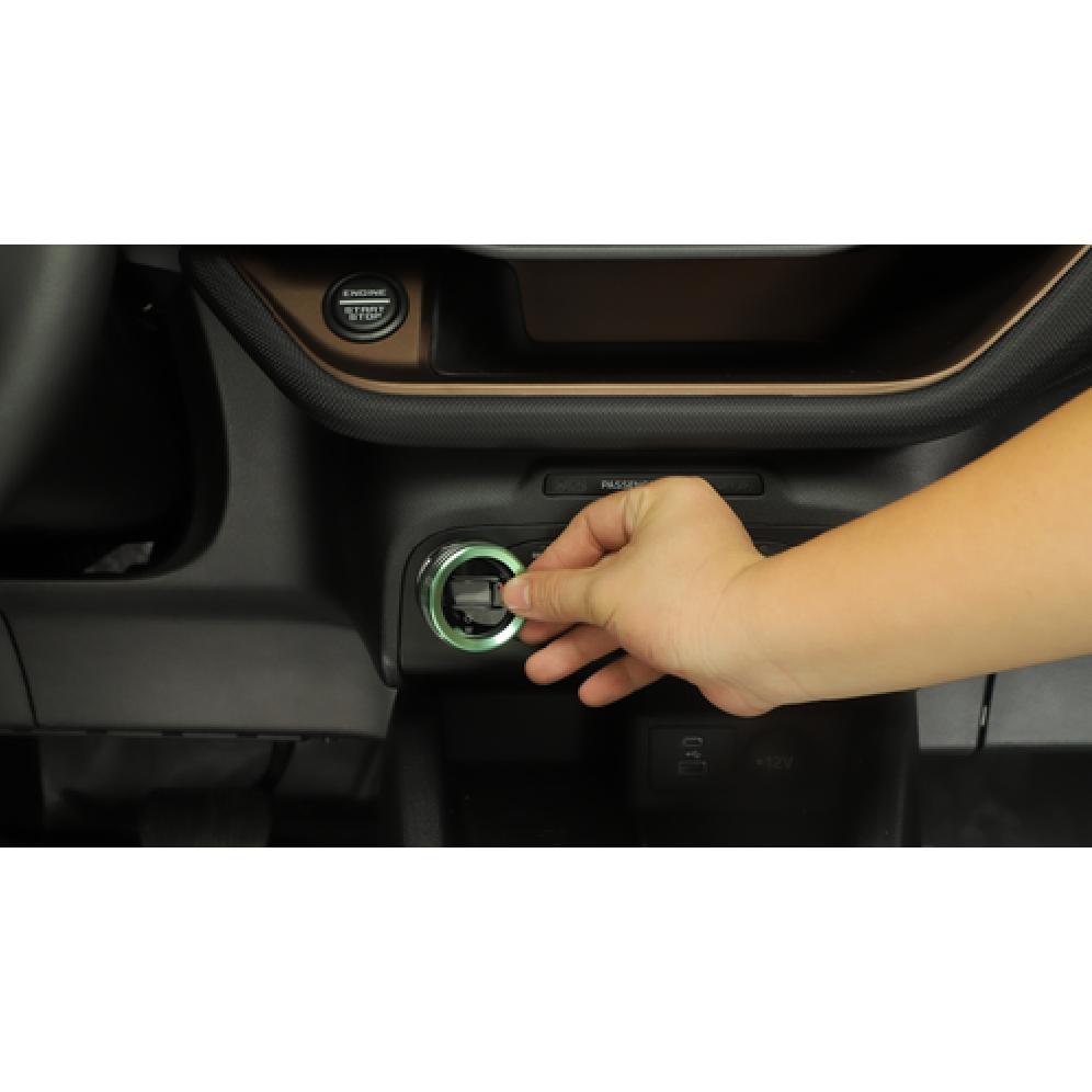 2x Car Air Condition A/C Switch Knob Trim Ring For Ford Bronco Sport + Green