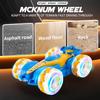 Non-Toxic Cool Light Rc Stunt Car 2.4G 4Wd Gesture Sensor With Spray Deformation Sound Remote Control Stunt Off-Road Drift Car Toy For Kid