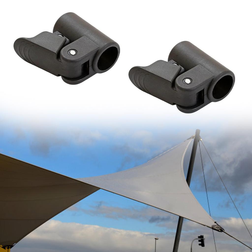4Pcs Outdoor Tent Camping Clamp Clip Tent Tighten Clip Tent Clamp Tent Connector Watertight Tarps Clip for Camping Tent