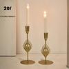 Metal HandicraftsRetro Candlelight Dinner Props Romantic Table Decorations Candlestick Ornaments