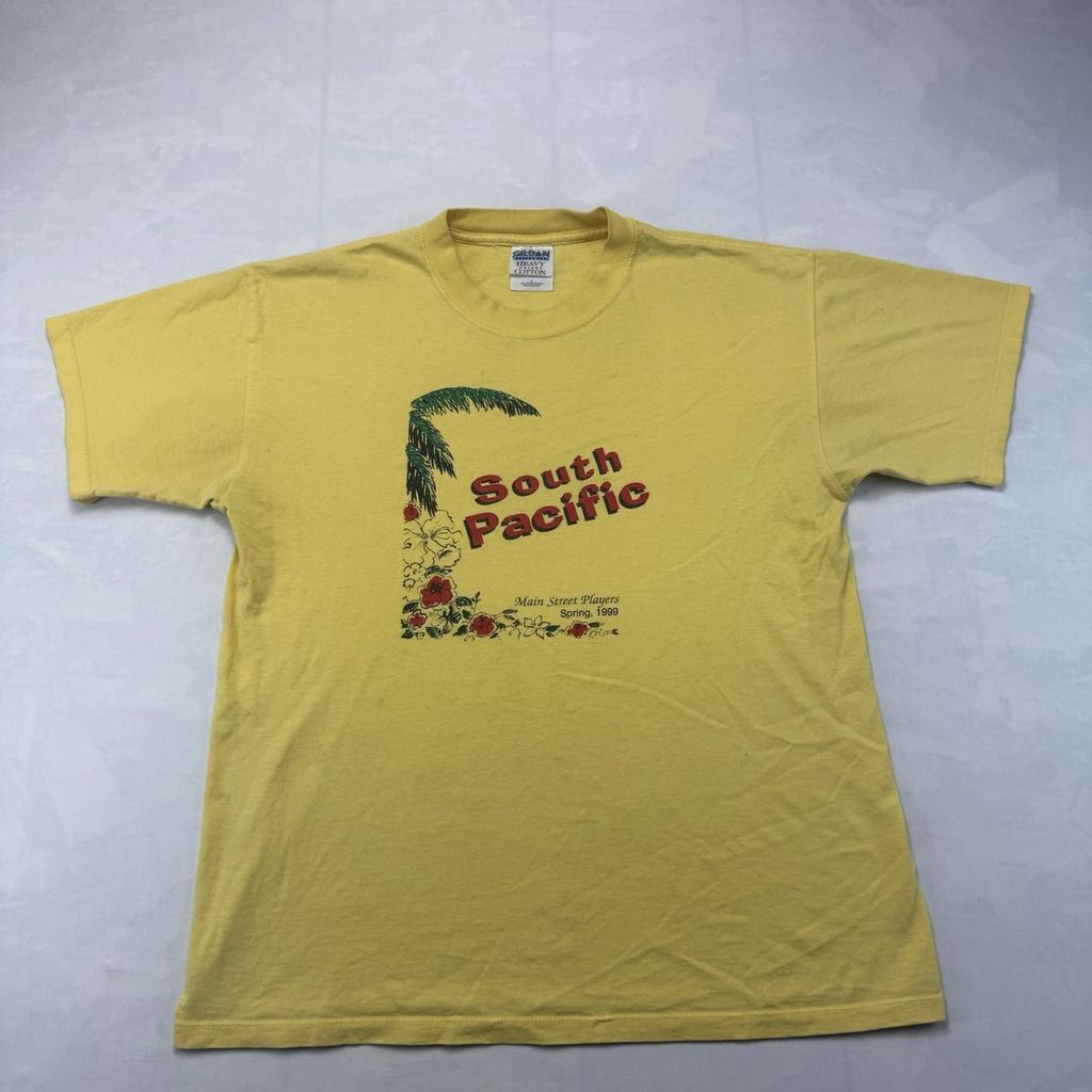 Maglietta Musicale Teatro Sud Pacifico Vintage 1999 Gildan Made Canada L